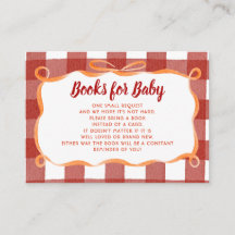 Solicitud de libro de baby shower de cuadros de ca
