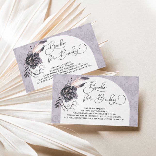 Tarjeta De Recepción Solicitud de libro de Baby Shower de Halloween par (Subido por el creador)