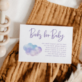 Tarjeta De Recepción Solicitud de libro de Baby Shower de Nueve Chicas 