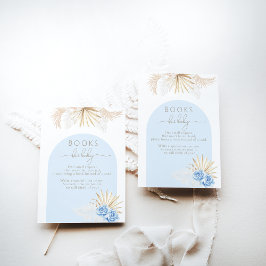 Tarjeta De Recepción Solicitud de libro de Baby Shower de Teddy Bear Bo