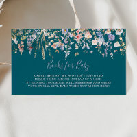 Solicitud de libro de Baby Shower de Wildflower Gr