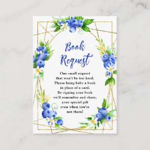 Tarjeta De Recepción Solicitud de libro de baby shower floral de aránda