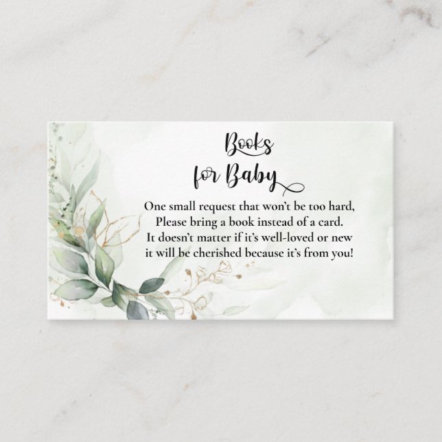 Tarjeta De Recepción Solicitud de libro de Baby Shower geométrico para  (Anverso)