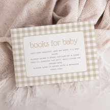 Solicitud de libro de baby shower neutral beige a