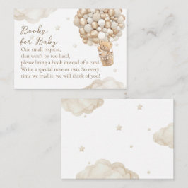 Tarjeta De Recepción Solicitud de libro de Baby Shower neutro sobre el 