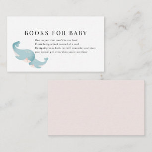 Tarjeta De Recepción Solicitud de libro de Baby Shower rosado para ball