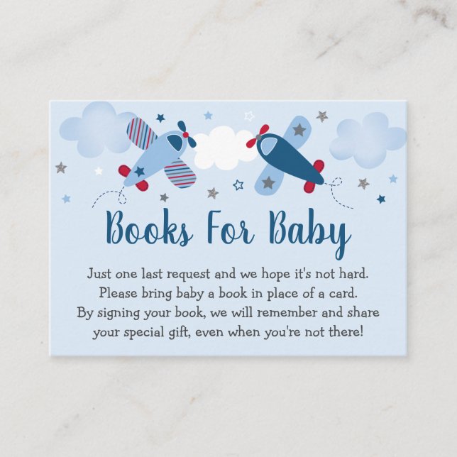 Tarjeta De Recepción Solicitud de libro de Baby Shower sobre las estrel (Anverso)