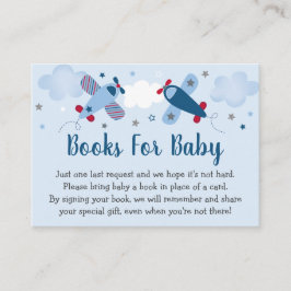 Tarjeta De Recepción Solicitud de libro de Baby Shower sobre las estrel
