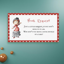 Tarjeta De Recepción Solicitud de libro de bailarina Sevillana preñada