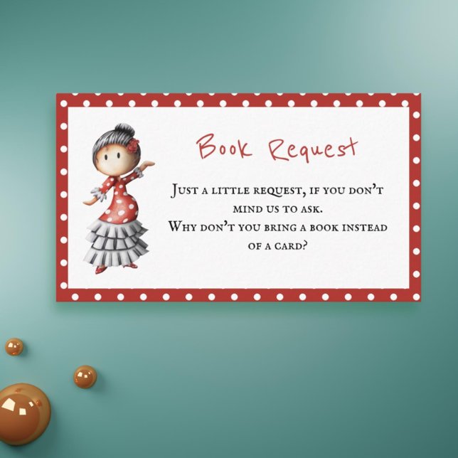 Tarjeta De Recepción Solicitud de libro de bailarina Sevillana preñada  (Subido por el creador)
