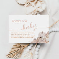 Solicitud de libro de Boho Pumpkin Baby Shower