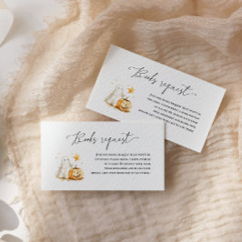 Tarjeta De Recepción Solicitud de libro de calabaza de fantasma para Ha