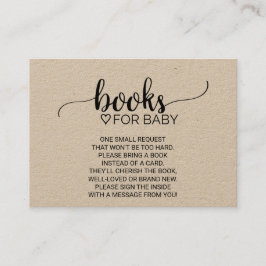 Tarjeta De Recepción Solicitud de libro de caligrafía de Kraft rusa Ins