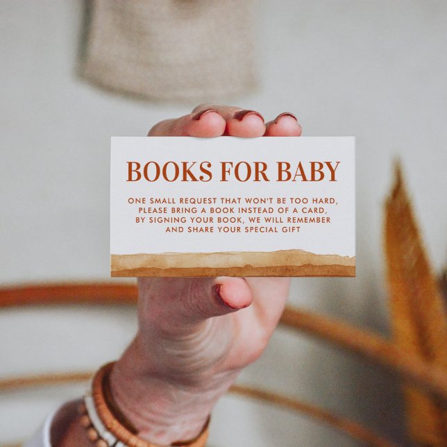 Tarjeta De Recepción Solicitud de libro de desierto de Terracotta Boho  (Subido por el creador)