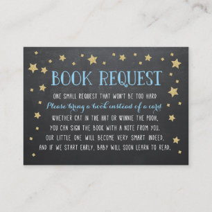 Tarjeta De Recepción Solicitud de libro de estrellas de Twinkle, rima d