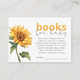 Tarjeta De Recepción Solicitud de libro de género neutral de Baby Showe