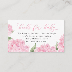 Tarjeta De Recepción Solicitud de libro de Hortensia Rosa