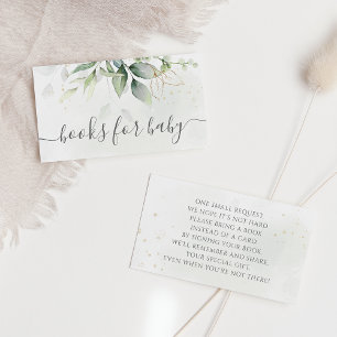 Tarjeta De Recepción Solicitud de libro de oro botánico Eucalyptus