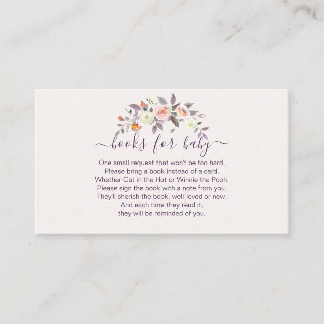 Tarjeta De Recepción Solicitud de libro de PixDezines, Rosas de Pastel  (Anverso)