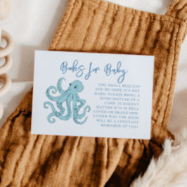 Tarjeta De Recepción Solicitud de libro de pulpos azules