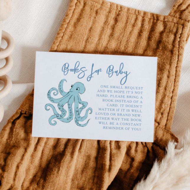 Tarjeta De Recepción Solicitud de libro de pulpos azules (Subido por el creador)