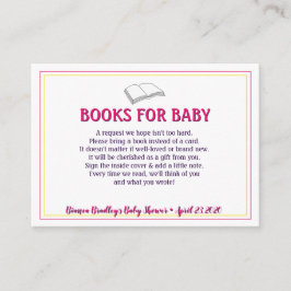 Tarjeta De Recepción Solicitud de libro Flores silvestres acuarela Baby