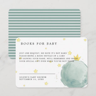 Tarjeta De Recepción Solicitud de libro   Le Petit Prince Baby Shower