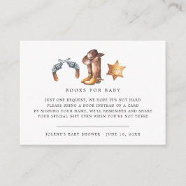 Tarjeta De Recepción Solicitud de libro | País Vaquero Occidental