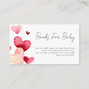 Tarjeta De Recepción Solicitud de libro para baby shower de Modern Swee