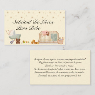 Tarjeta De Recepción Solicitud De Libro Para Bebe