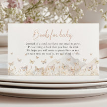 Solicitud de libro para bebé Butterfly Meadow