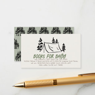 Tarjeta De Recepción Solicitud de libro para bebé de carpa dibujada a m