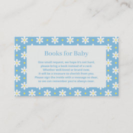 Tarjeta De Recepción Solicitud de Libro para la Fiesta de Bebé de Daisy