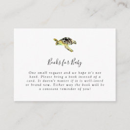 Tarjeta De Recepción Solicitud de libro QR Código Marítimo Turba Baby S