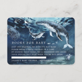 Tarjeta De Recepción Solicitud de libro | Under the Sea Ocean Baby Show