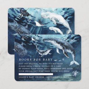Tarjeta De Recepción Solicitud de libro   Under the Sea Ocean Baby Show
