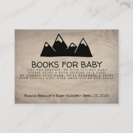 Tarjeta De Recepción Solicitud de libros Adventure Awath Mountain