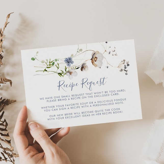 Tarjeta De Recepción Solicitud de receta de Boda de Floral Forestal Sil (Subido por el creador)