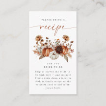 Solicitud de receta de ducha nupcial floral de cal