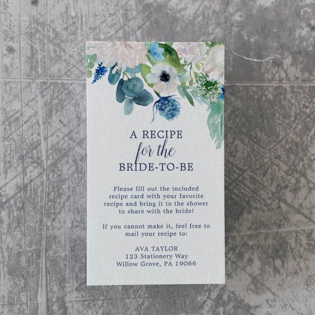 Tarjeta De Recepción Solicitud de receta de Flores Blancas Clásicas (Subido por el creador)