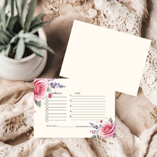 Tarjeta De Recepción Solicitud de receta de helado para ducha de novia (Subido por el creador)