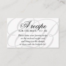 Solicitud de receta de monograma Ducha de novia