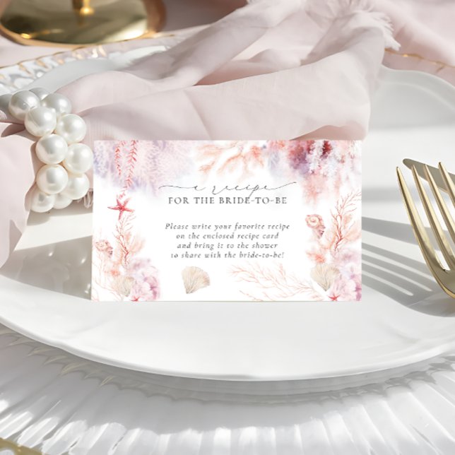 Tarjeta De Recepción Solicitud de Receta para Fiesta de Despedida de So (Subido por el creador)