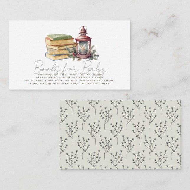 Tarjeta De Recepción Solicitud de reservas de libros y linternas de vac (Anverso / Reverso)