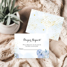 Tarjeta De Recepción Solicitud de rifa de pañales para juegos de ducha 