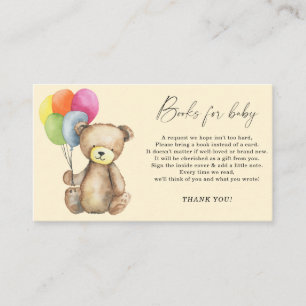 Tarjeta De Recepción Solicitud de un libro de bebé elegante