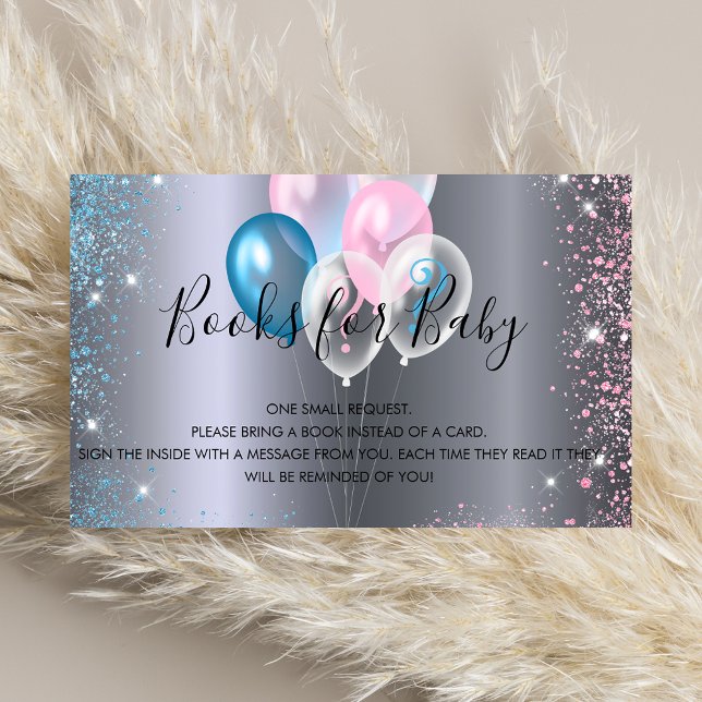 Tarjeta De Recepción Solicitud de una ducha de bebé rosa azul (Subido por el creador)