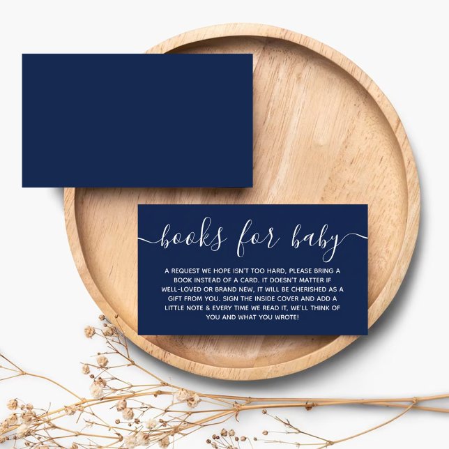 Tarjeta De Recepción Solicitud moderna de libros de Baby Shower (Subido por el creador)