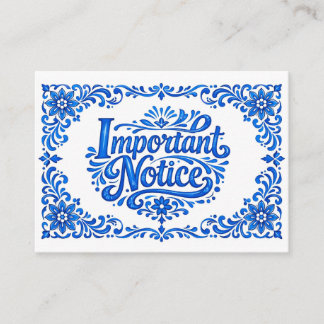 Tarjeta De Recepción ¡Solo adultos!💙🍋 Romance Azul & Limone