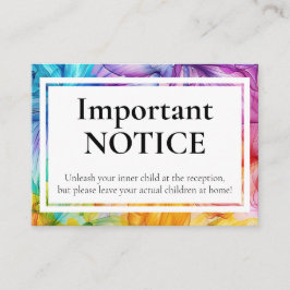 Tarjeta De Recepción SÓLO Bloom Eéreo para Adultos